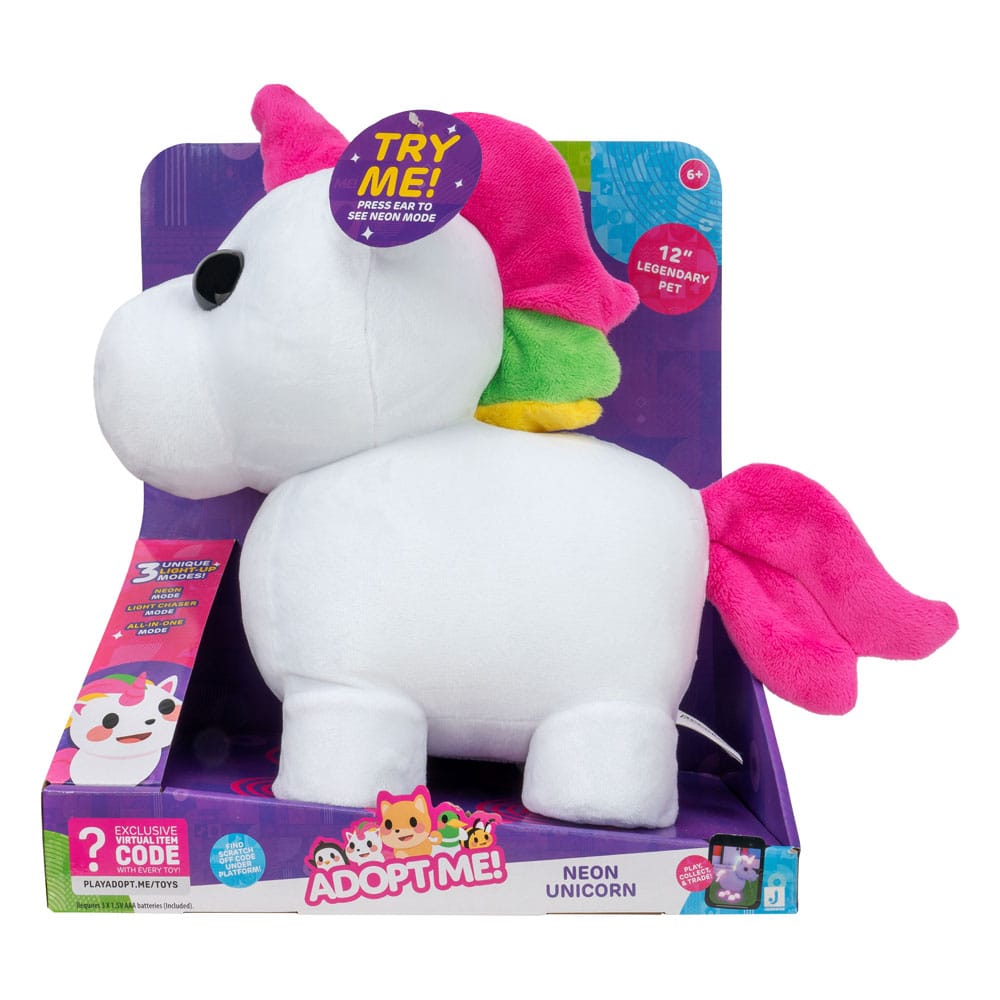 Adopt Me! Plush Figure Unicorn Glow In The Dark 20 cm