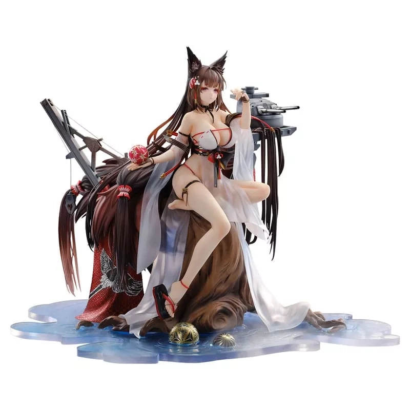 Azur Lane Estatua PVC 1/7 Amagi Wending Waters Serene Lotus Ver. Acrylic Special Edition w/Display 25 cm