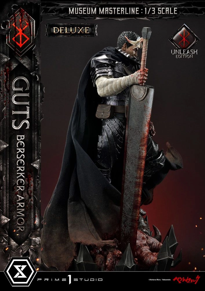 Berserk statuette Museum Masterline 1/3 Guts Berserker Armor Unleash Edition Deluxe Bonus Version 121 cm
