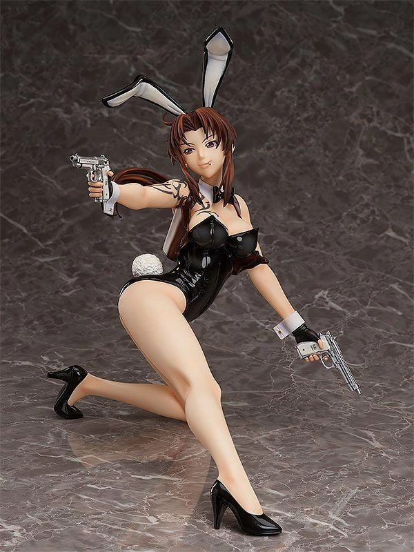 Black Lagoon statuette PVC 1/4 Revy Bare Leg Bunny Version 35 cm