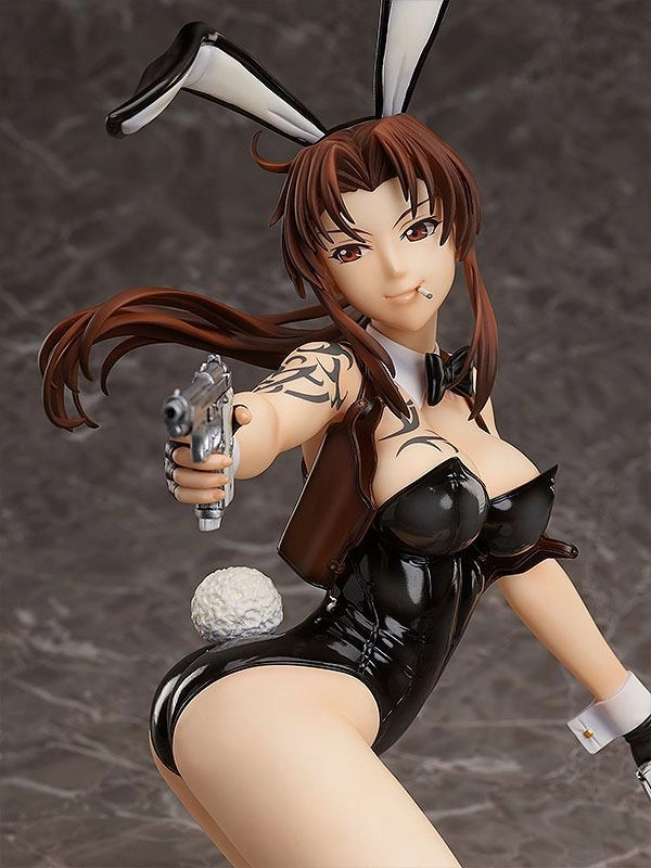 Black Lagoon statuette PVC 1/4 Revy Bare Leg Bunny Version 35 cm