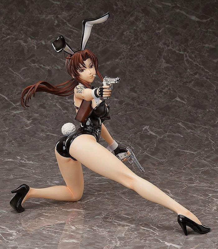 Black Lagoon statuette PVC 1/4 Revy Bare Leg Bunny Version 35 cm