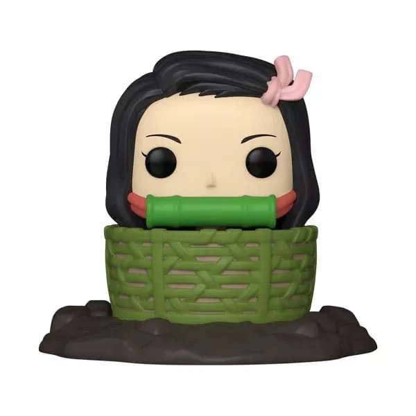 Demon Slayer: Kimetsu no Yaiba POP! Deluxe Vinyl Figura Nezuko Kamado in Basket Exclusive Edition 9 cm