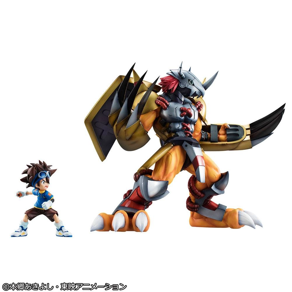 Digimon Adventure G.E.M. Series PVC Statue Wargreymon & Taichi 25 cm