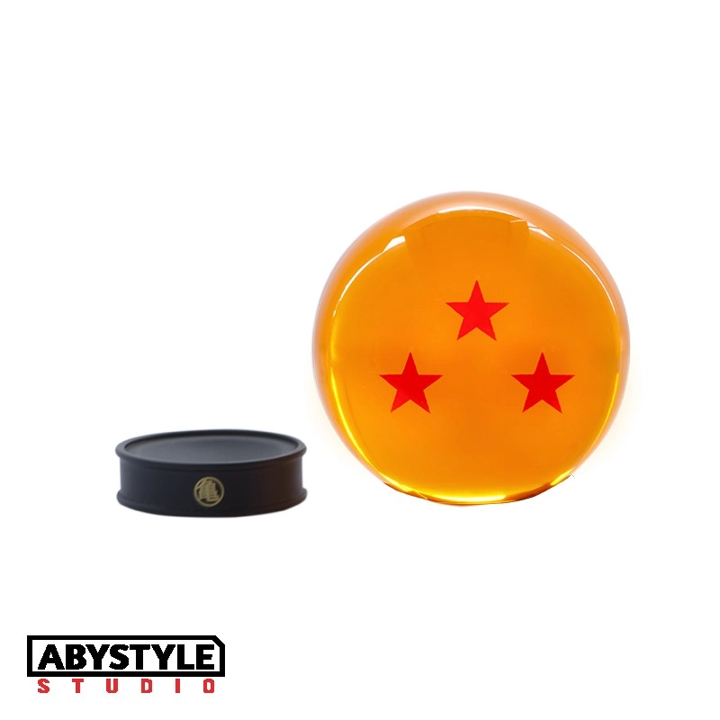 Dragon ball - 75 mm 3 star dragon ball + base LIMITED EDITION