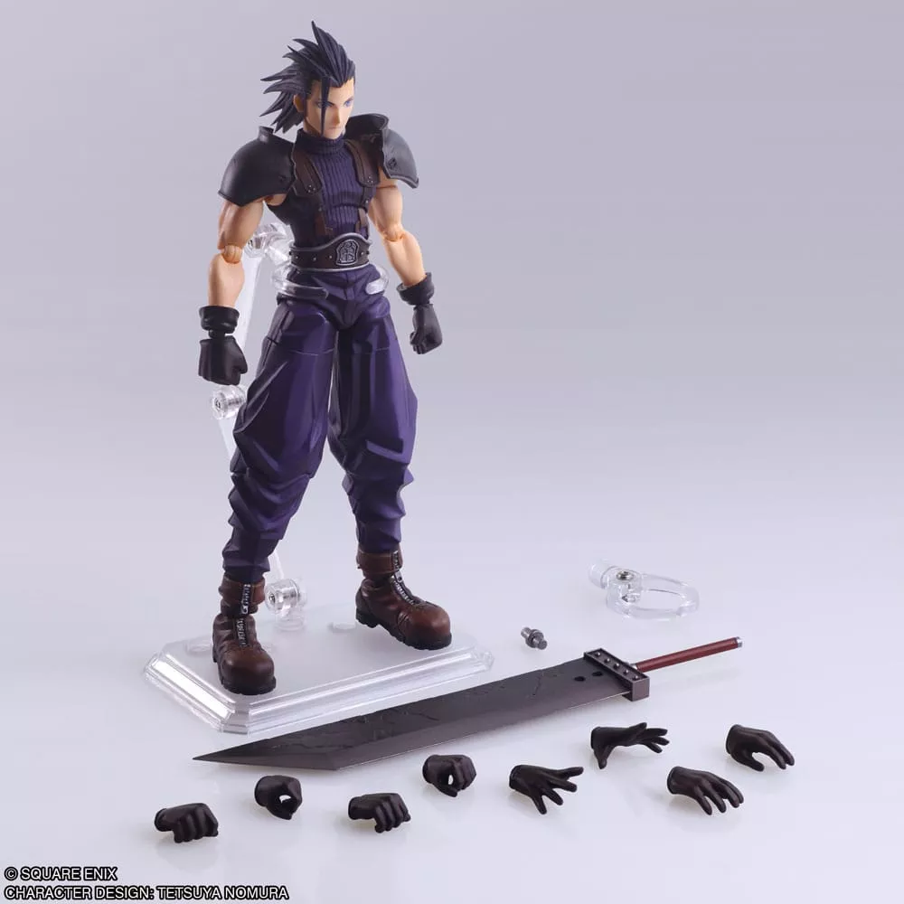 Final Fantasy VII Bring Arts Actionfigur Zack Fair 16 cm