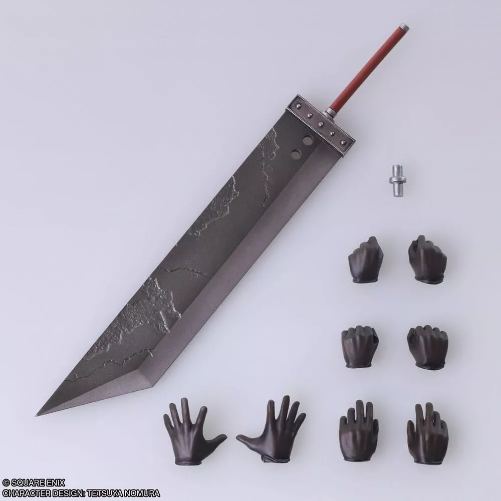 Final Fantasy VII Bring Arts Actionfigur Zack Fair 16 cm