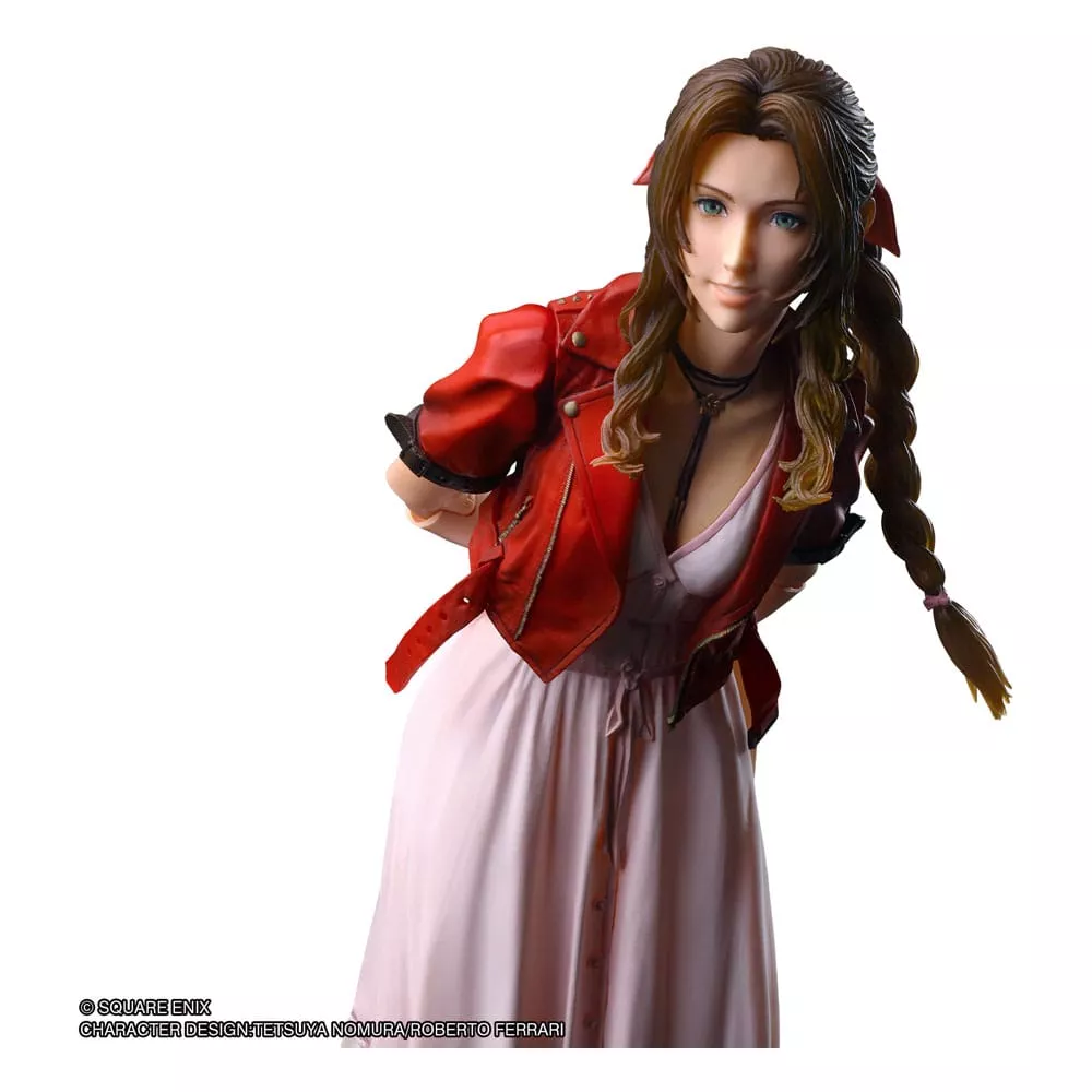 Final Fantasy VII Rebirth Play Kai Arts Action Figure Aerith Gainsborough 24 cm