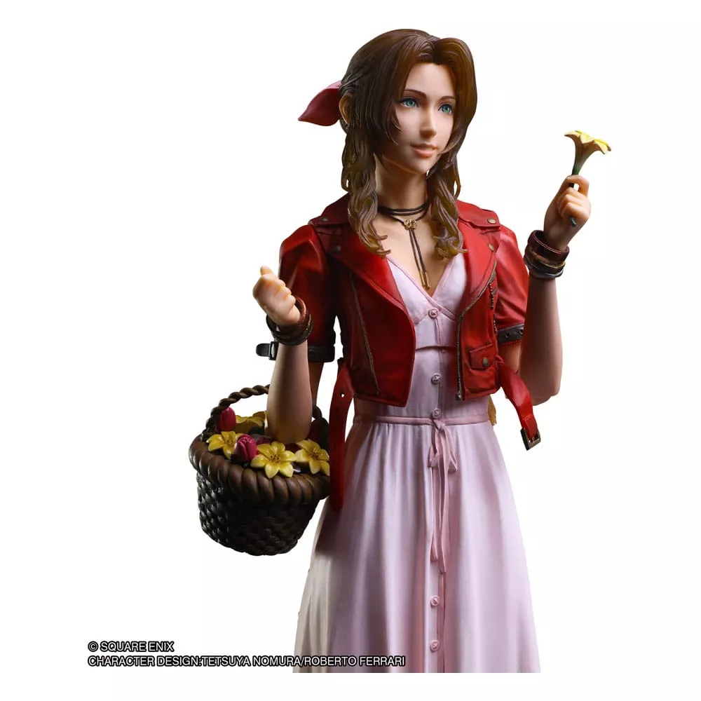 Final Fantasy VII Rebirth Play Kai Arts Figura Aerith Gainsborough 24 cm