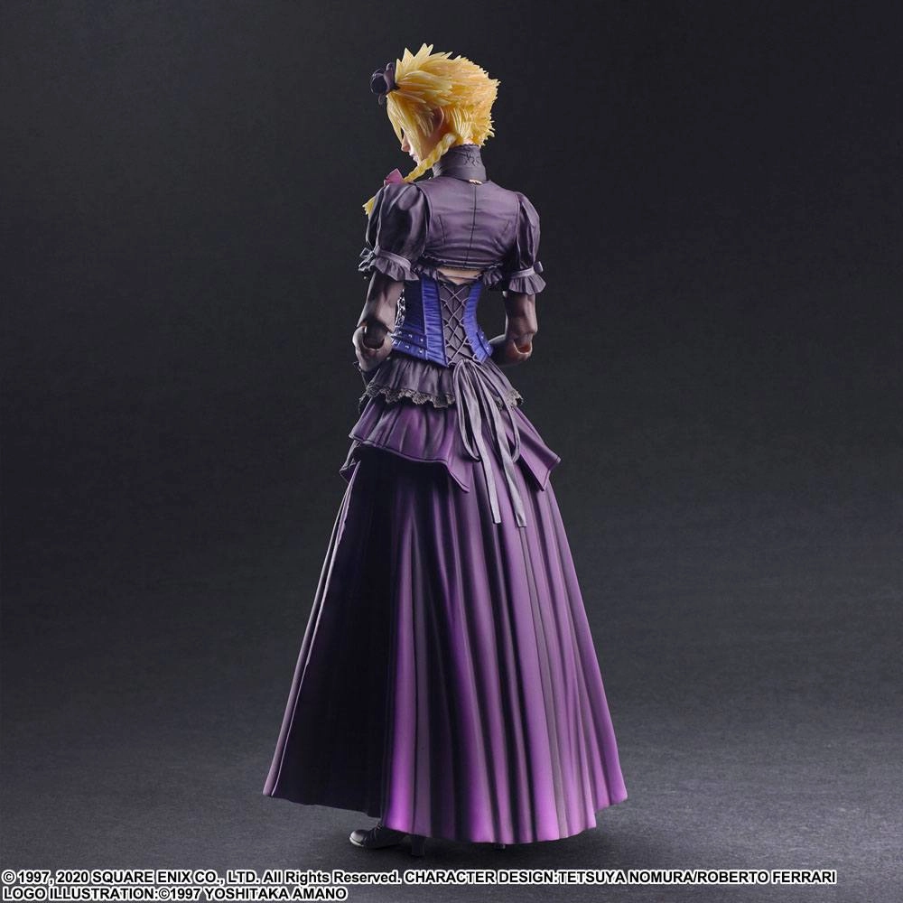 Final Fantasy VII Remake Play Arts Kai Action Figure Cloud Strife Dress Ver. 28 cm