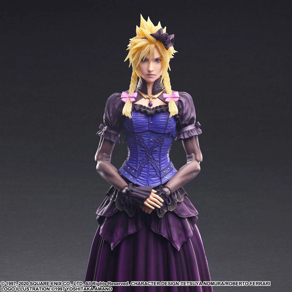 Final Fantasy VII Remake Play Arts Kai figurine Cloud Strife Dress Ver. 28 cm