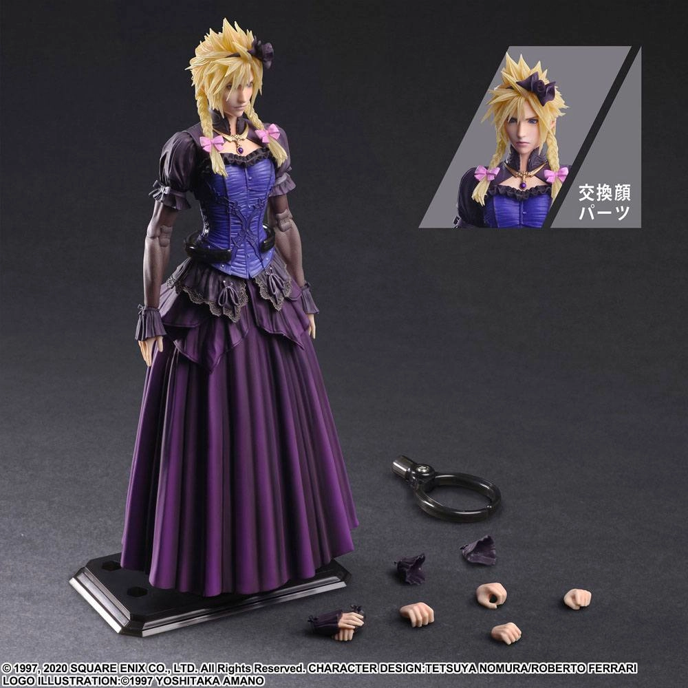 Final Fantasy VII Remake Play Arts Kai figurine Cloud Strife Dress Ver. 28 cm