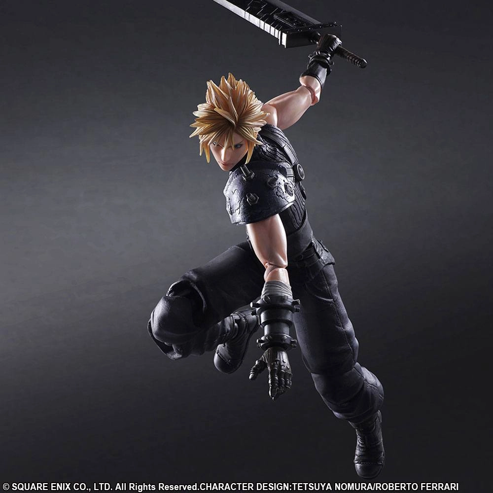 Final Fantasy VII Remake Play Arts Kai figurine No. 1 Cloud Strife 28 cm