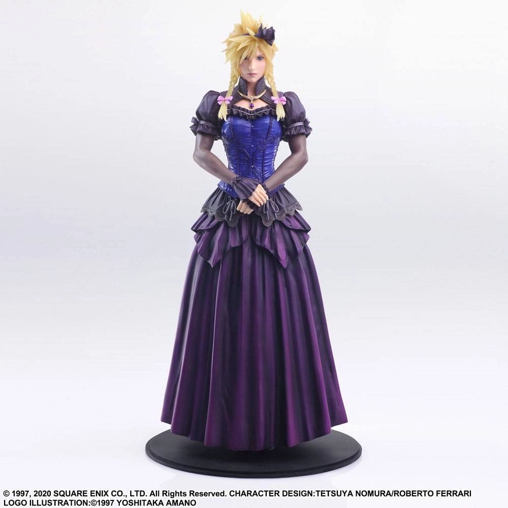 Final Fantasy VII Remake Static Arts Gallery statuette Cloud Strife Dress Ver. 28 cm