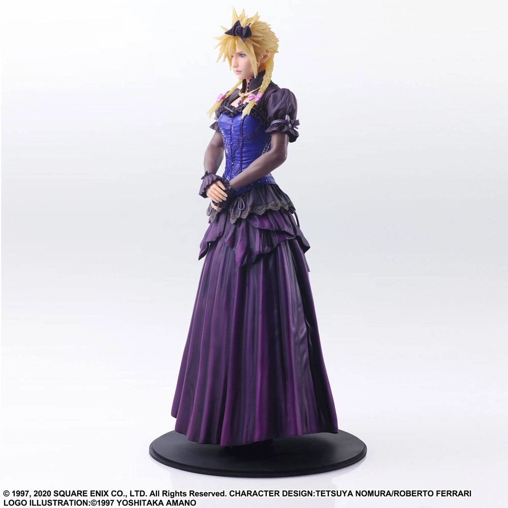 Final Fantasy VII Remake Static Arts Gallery statuette Cloud Strife Dress Ver. 28 cm