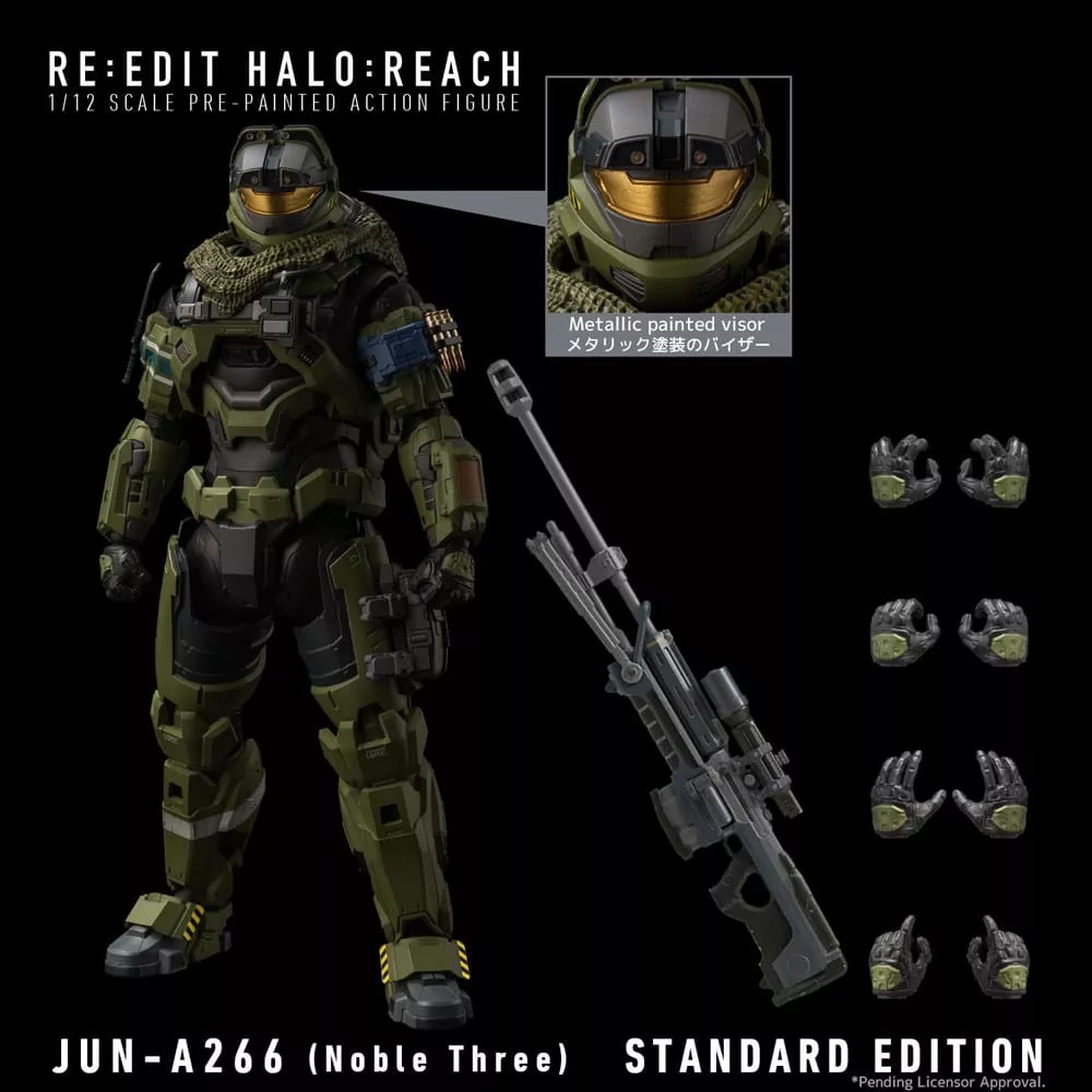 Halo:Reach Actionfigur 1/12 Jun-A266 (Noble Three) 17 cm