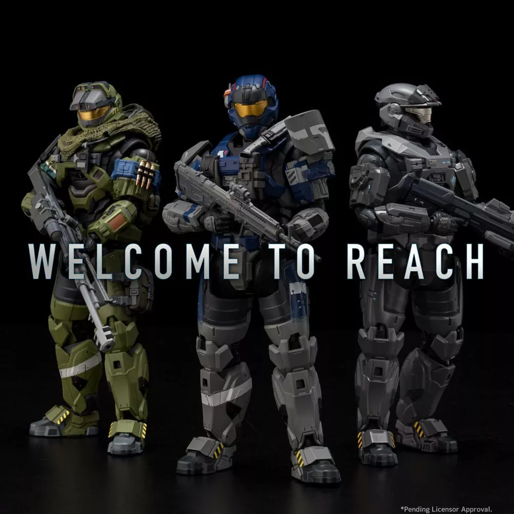 Halo:Reach Action Figure 1/12 Jun-A266 (Noble Three) 17 cm