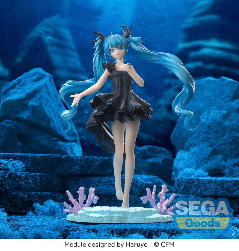 Hatsune Miku Estatua Luminasta PVC Hatsune Miku Deep Sea Girl 18 cm