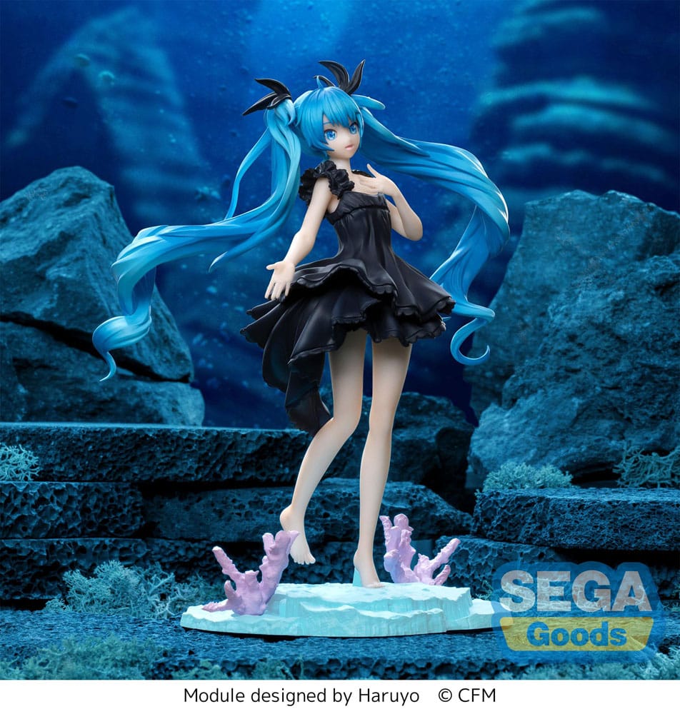 Hatsune Miku Estatua Luminasta PVC Hatsune Miku Deep Sea Girl 18 cm