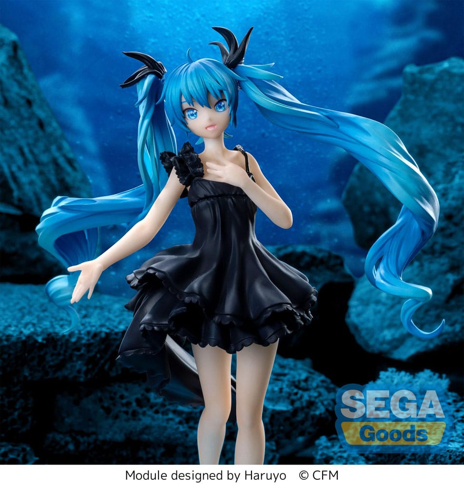 Hatsune Miku Estatua Luminasta PVC Hatsune Miku Deep Sea Girl 18 cm