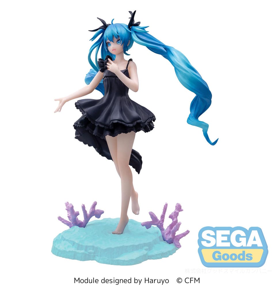 Hatsune Miku Estatua Luminasta PVC Hatsune Miku Deep Sea Girl 18 cm