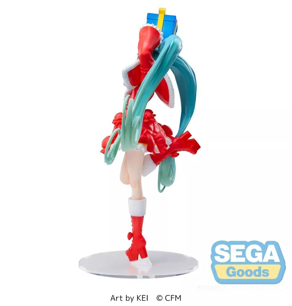 Hatsune Miku Series Estatua Luminasta PVC Hatsune Miku Christmas 2024 19 cm