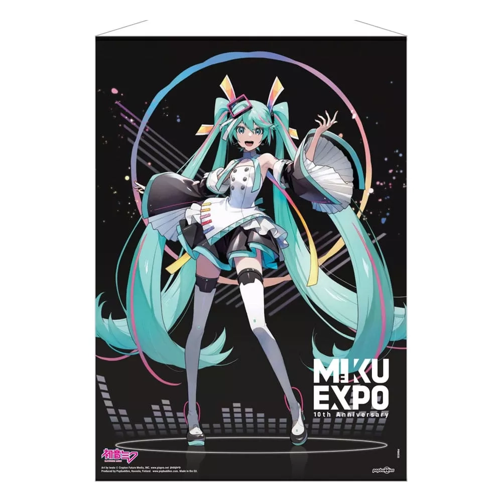 Hatsune Miku Wandrolle Miku Expo 10th Anniversary Limited Edition 50 x 70 cm