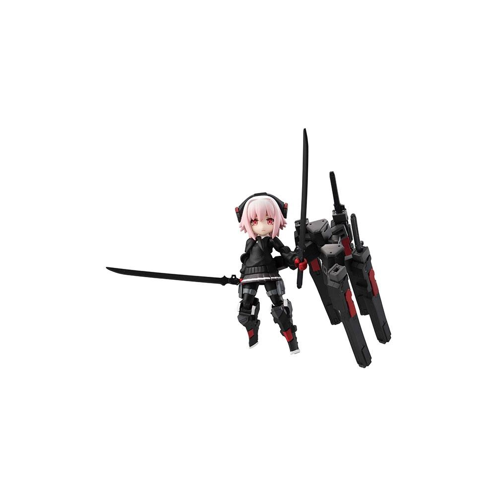 Heavily Armed High School Girls Desktop Army figurine Team 3 4 8 cm