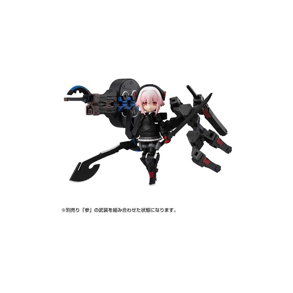 Heavily Armed High School Girls Desktop Army Actionfigur Team 4 8 cm