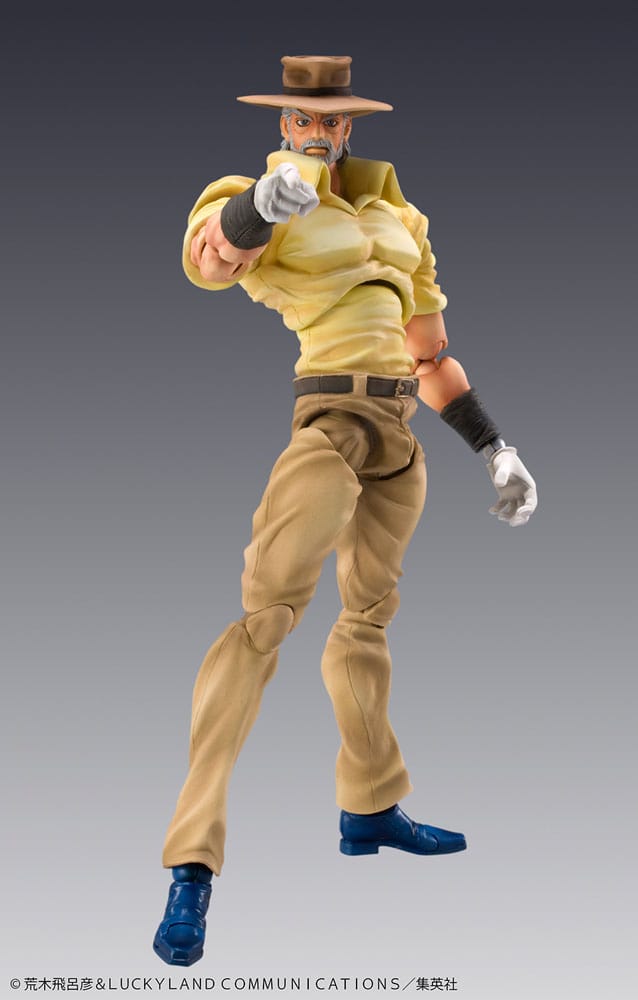 JoJo's Bizarre Adventure Figura Super Action Chozokado (Joseph Joestar & Iggy) (3rd-run) 15 cm