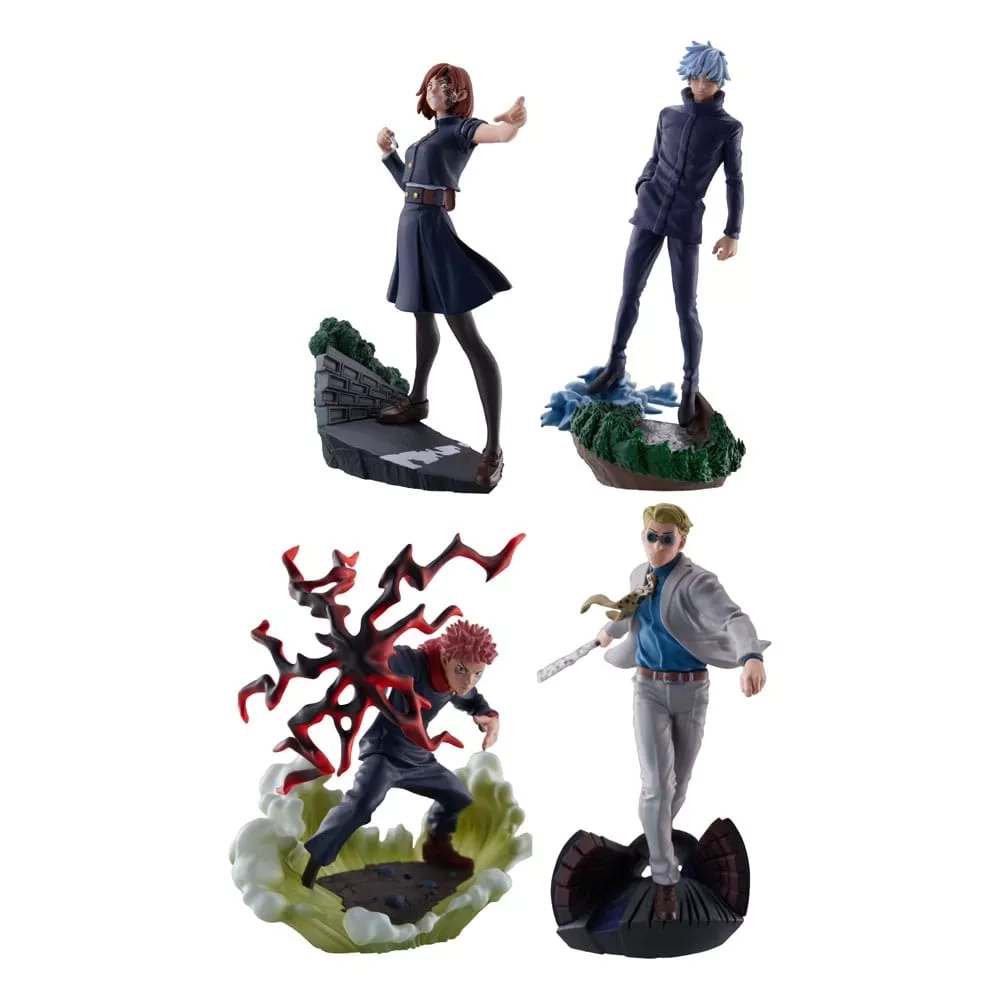 Jujutsu Kaisen Petitrama Series Trading Figure 3-Set Jujutsu Kaisen Series Vol.2 Setn 9 cm