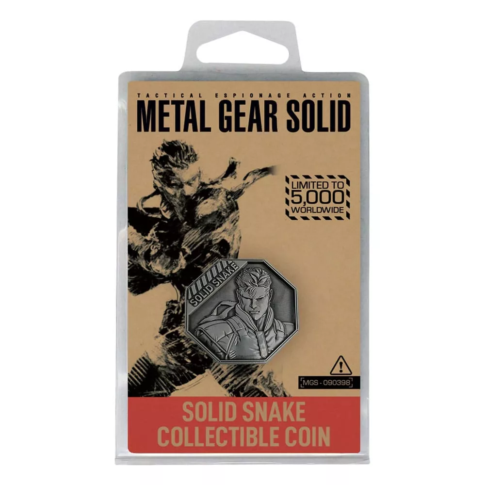 Metal Gear Solid Sammelmünze Solid Snake Limited Edition