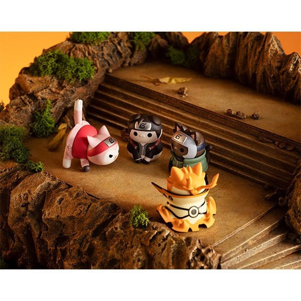 Naruto Shippuden Mega Cat Project assortiment trading figures 3 cm Nyaruto! Ver. Break out! Fourth Great Ninja War (8)