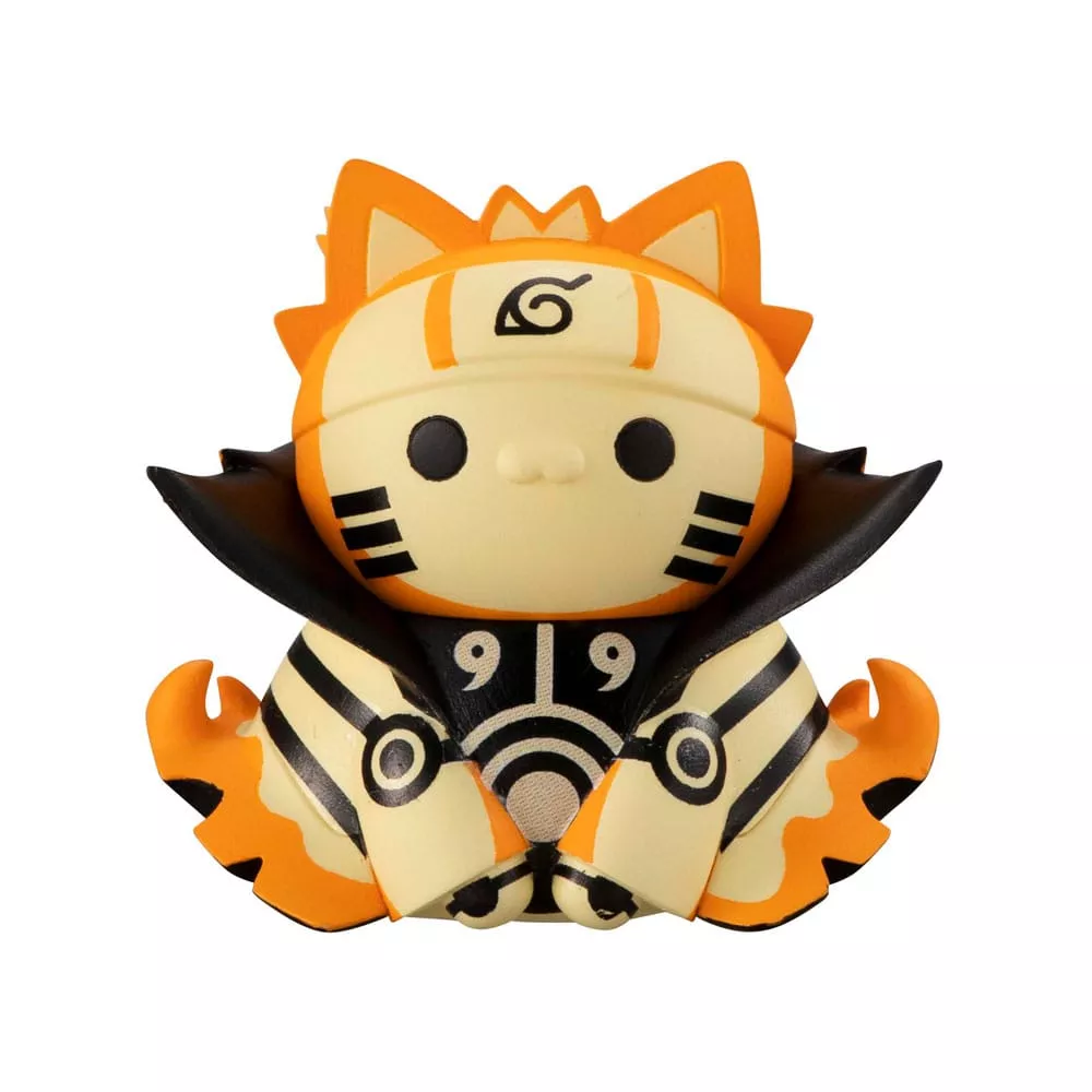 Naruto Shippuden Mega Cat Project Trading Figure 3 cm Nyaruto! Ver. Break out! Fourth Great Ninja War Assortment (8)