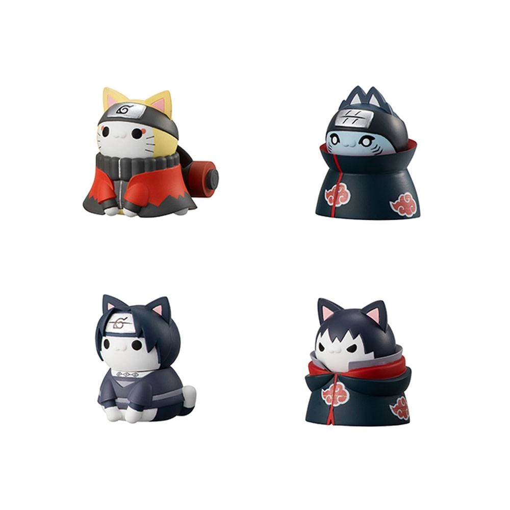 Naruto Shippuden Mega Cat Project Trading Figures Nyaruto! Special Set 3 cm