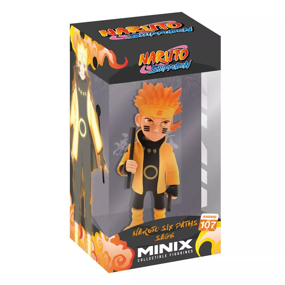 Naruto Shippuden Minix Figur Naruto Iconic Pose (with fire) 12 cm