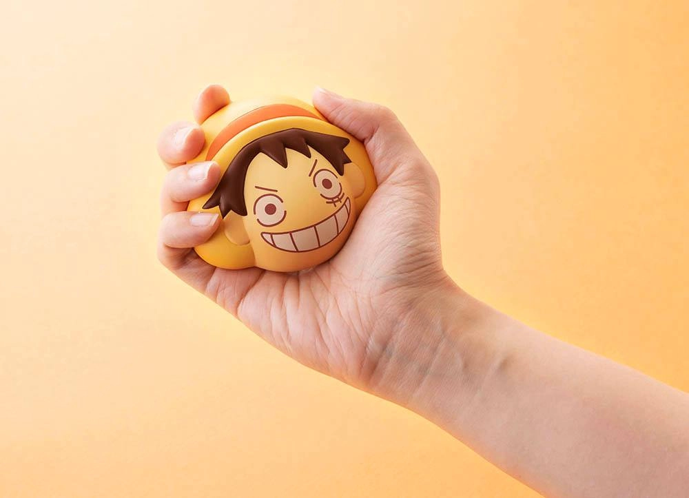 One Piece Fluffy Squeeze Bread Anti-Stress Figure Sanji's Hand Made Bread Fes Luffy 8 cm