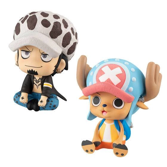 One Piece statuettes PVC Look Up Trafalgar Law & Tony Tony Chopper LTD Ver. 11 cm