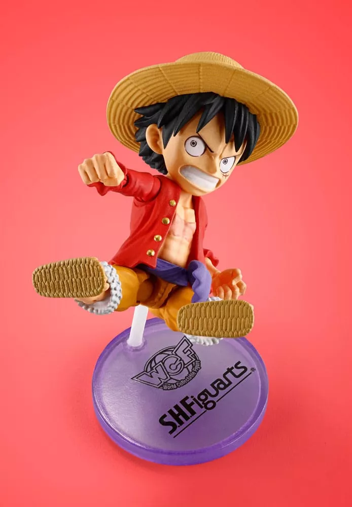 One Piece World Collactable Figures x S.H. Figuarts Actionfigur Monkey D. Luffey 8 cm