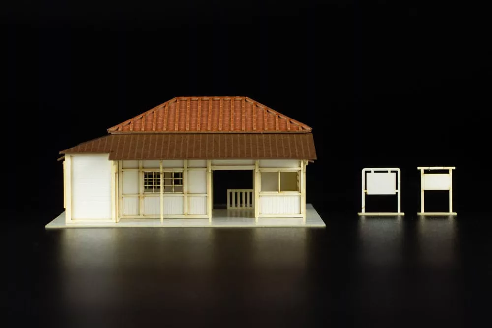 Original Character Anitecture Paper Model Kit 1/150 Station (Kominato Railway) 3 cm