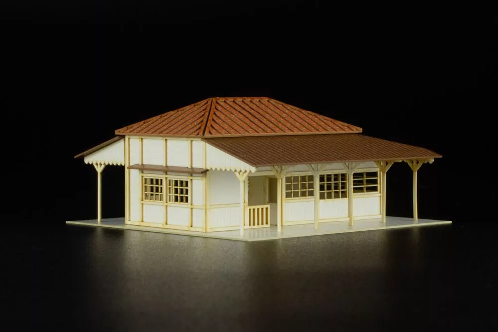 Original Character Anitecture Paper Model Kit 1/150 Station (Kominato Railway) 3 cm