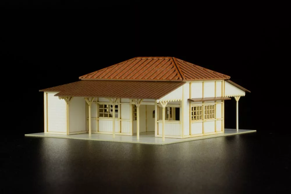 Original Character Anitecture Paper Model Kit 1/150 Station (Kominato Railway) 3 cm