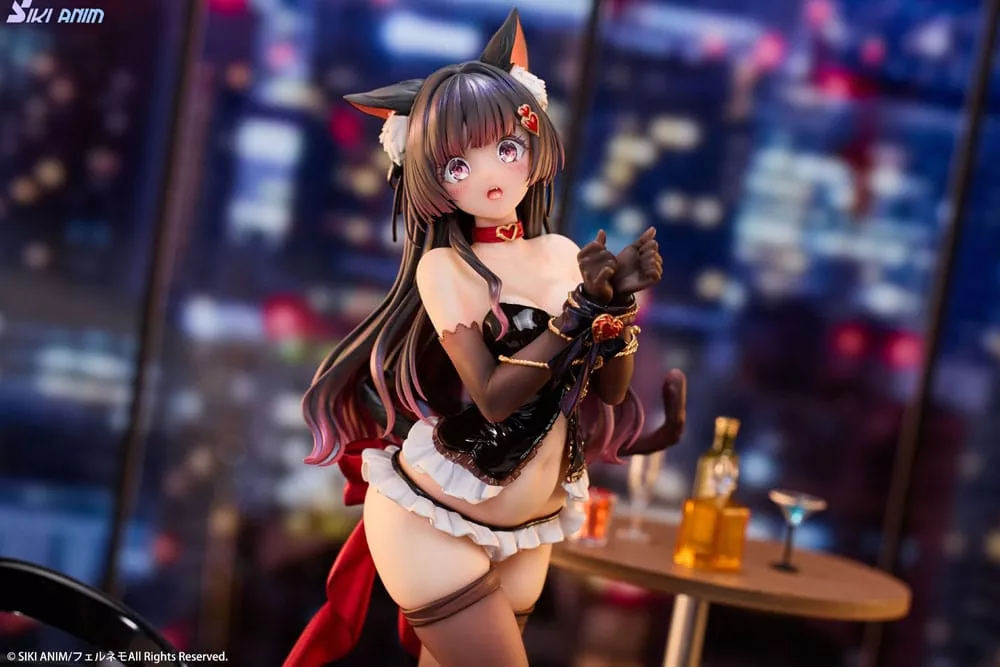 Original Character PVC Statue 1/7 Shibarare Cat Ruhuna-chan 26 cm