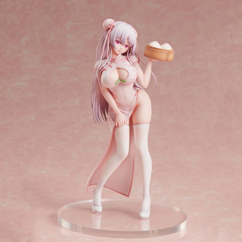 Original Character PVC Statue Miko Illustration Momoman-chan 29 cm