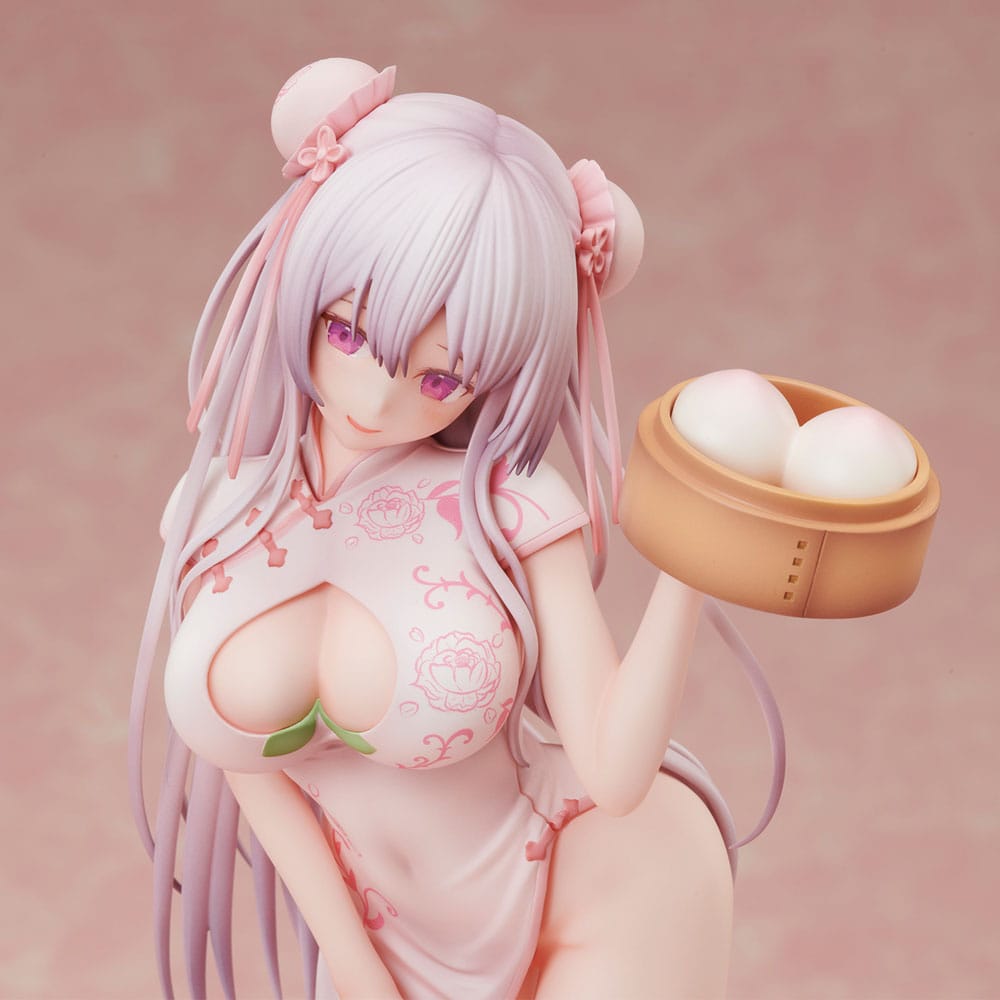 Original Character PVC Statue Miko Illustration Momoman-chan 29 cm