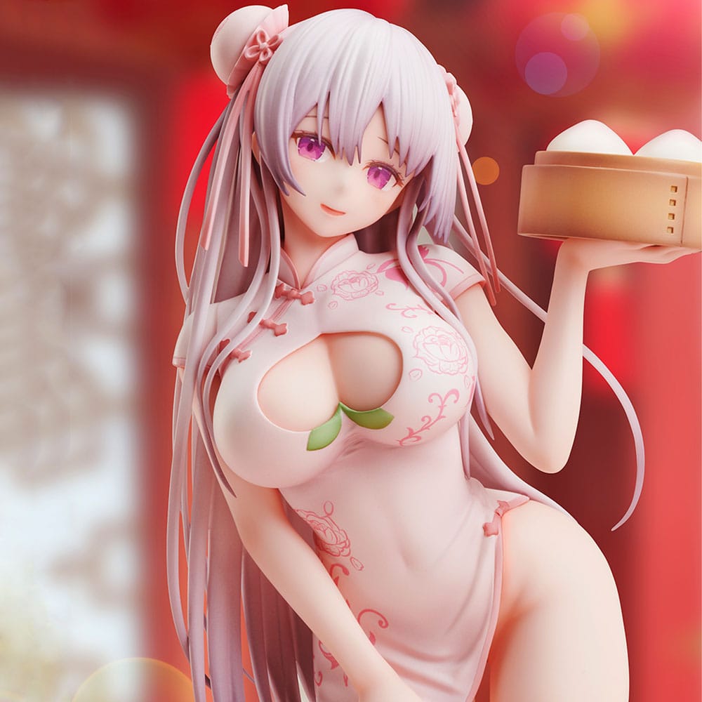 Original Character Estatua PVC Miko Illustration Momoman-chan 29 cm