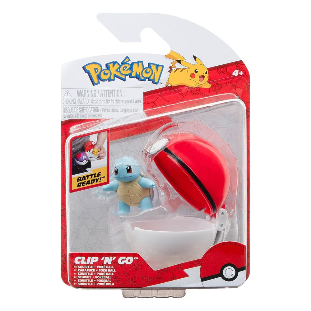 Pokémon Clip'n'Go Poké Balls Shiggy & Pokéball