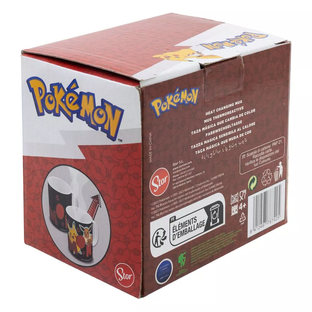 Pokémon Taza sensitiva al calor 325 ml