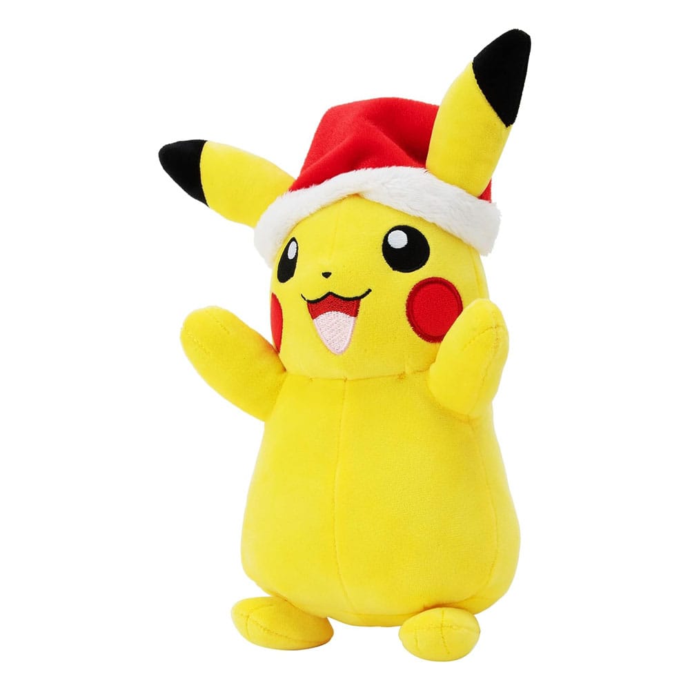 Pokémon Peluche Pikachu Gorro de Navidad 20 cm