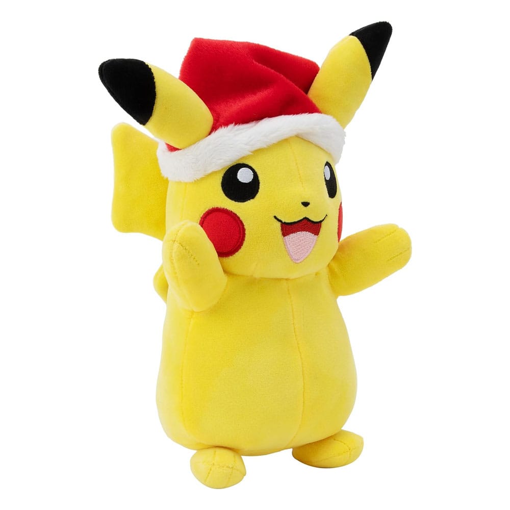 Pokémon Plush Figure Winter Pikachu with Christmas Hat 20 cm